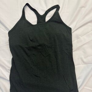 lululemon athletica Dark Green Ebb to Street Tank Top 10